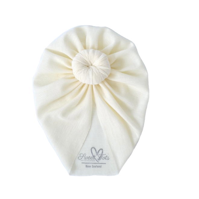 Sweet Tots NZ Merino Baby Turban , Baby fashion accessories, baby headband, baby hairclip, baby turban new zealand NZ